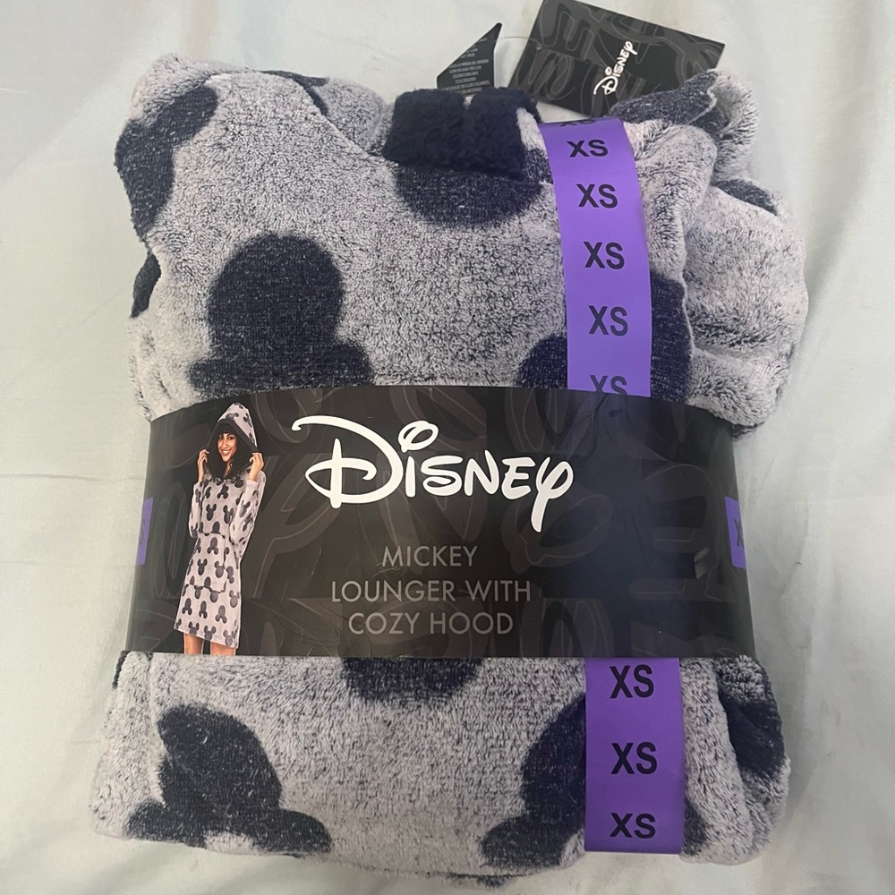 Disney Dark Blue Mickey Hooded Lounger - Picture 2 of 4